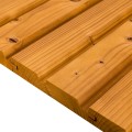 Deska elewacyjna z termo sosny, profil ROMBO DUO 142x26 mm