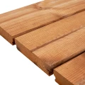 Deska tarasowa, gładka z termo sosny 117x26 mm w klasie AB gotowa do ukrytego montażu (UM).